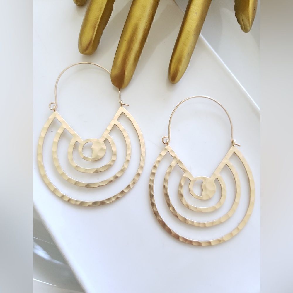 Zara Circles Hoop Earrings
